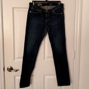 AG Adriano Goldschmied Women's Dark Blue Skinny Jeans